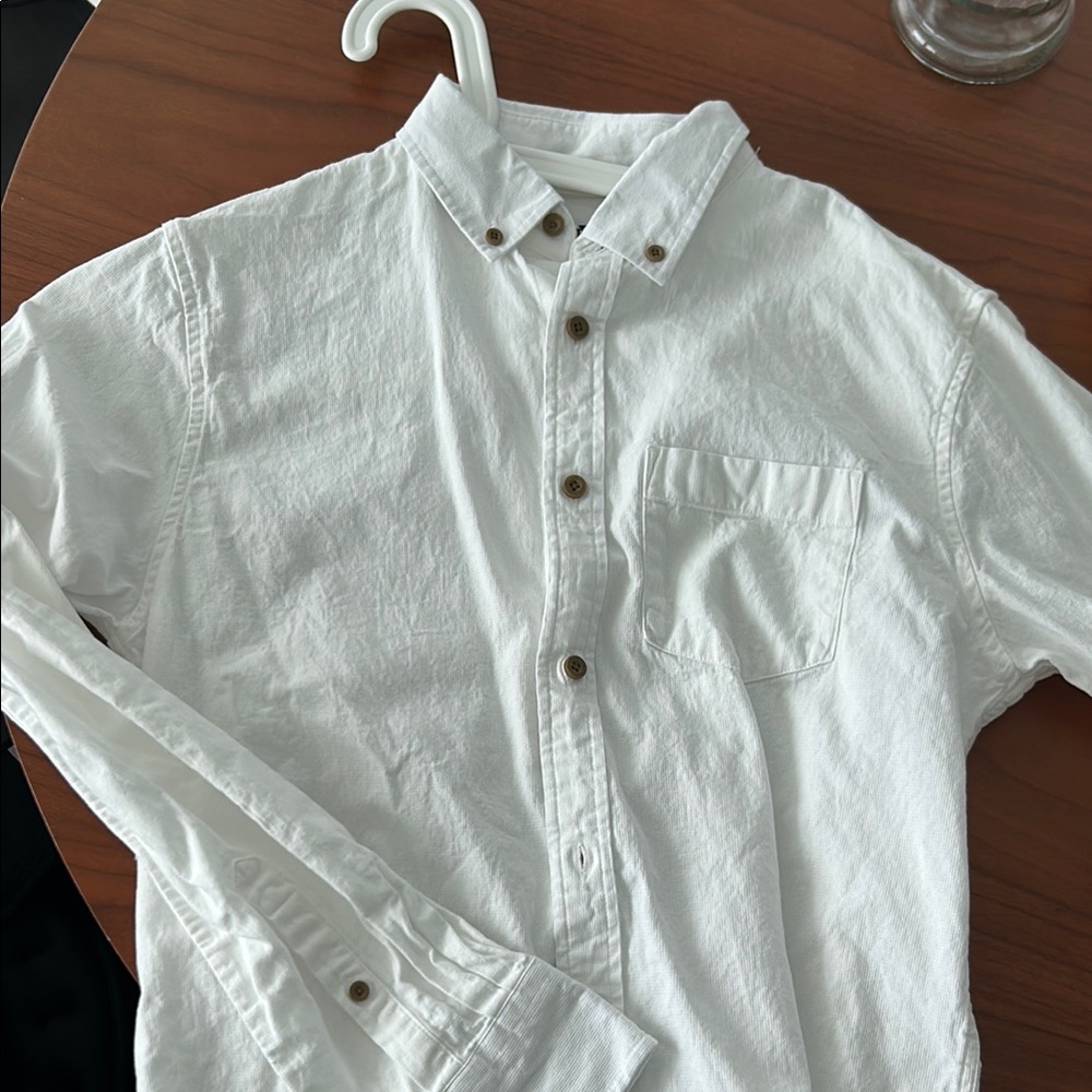 Classic White Men's Shirt